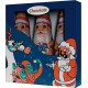 Chocolate Christmas fantasy box with 3 Santa´s