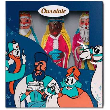Chocolate Christmas fantasy box with 3 Wise man
