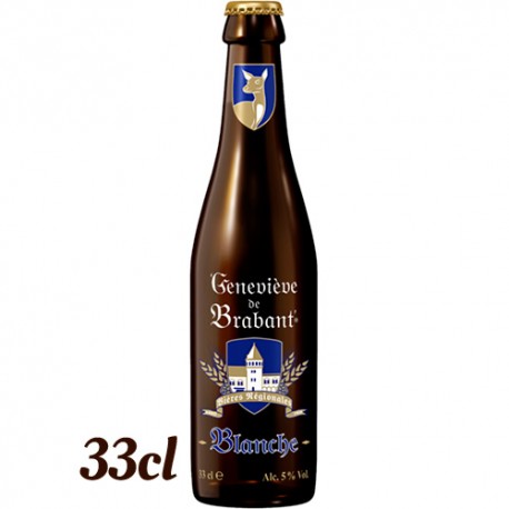 Beer Genevieve de Brabant Blanche bottle with 33cl