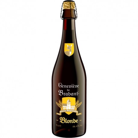 Beer Genevieve de Brabant Blonde beer bottle with 75cl