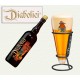 Beer DIABOLICI bottle and glass with beer