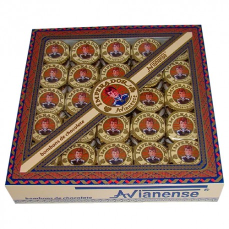 Chocolate bonbon Imperador in gift box with 250grs