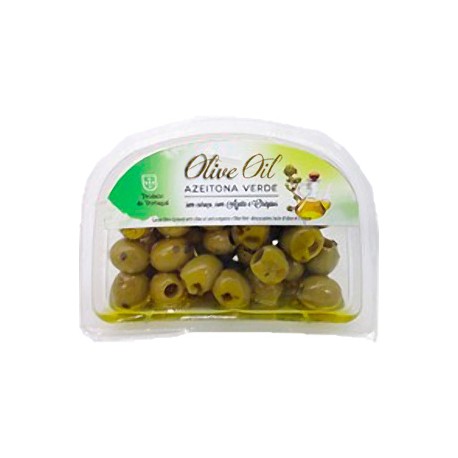 Green Olives with Oregano and Olive Oil 120gr