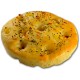 Mini Focaccia from Sicilia with lemon, garlic and poppy seeds 70g