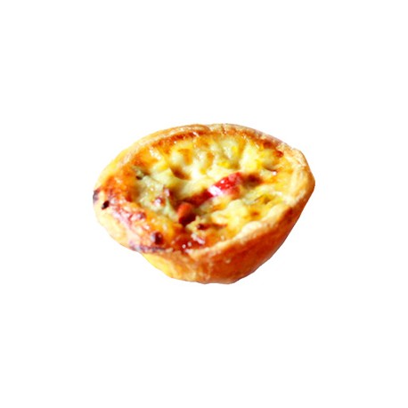 Mini Quiche with chicken, vegetables and pesto sauce 35g